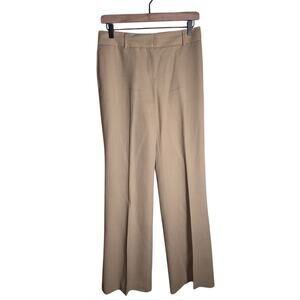 J. CREW tan wool wide leg office work wear trousers 2